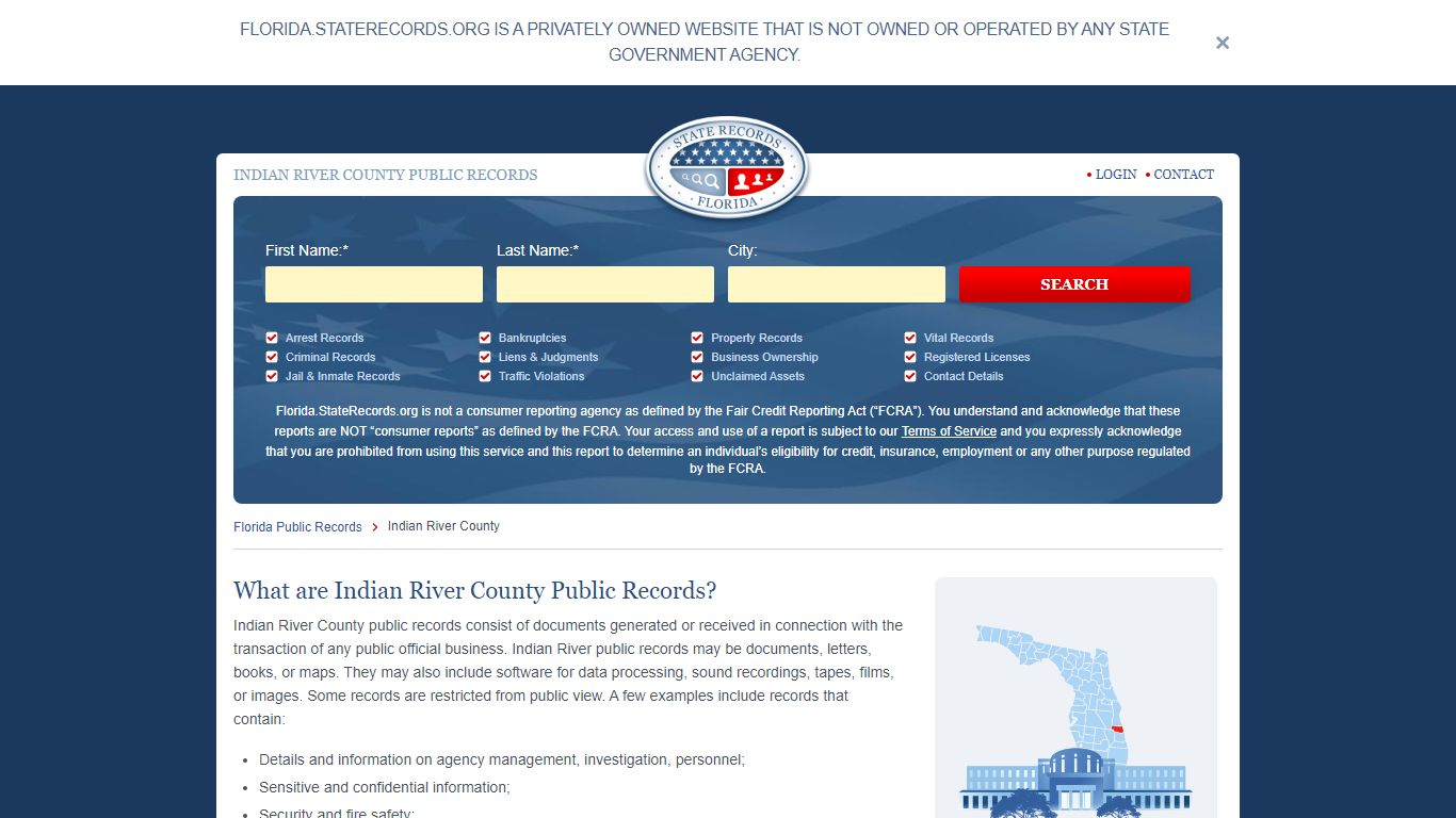 INDIAN RIVER COUNTY PUBLIC RECORDS - Florida State Records